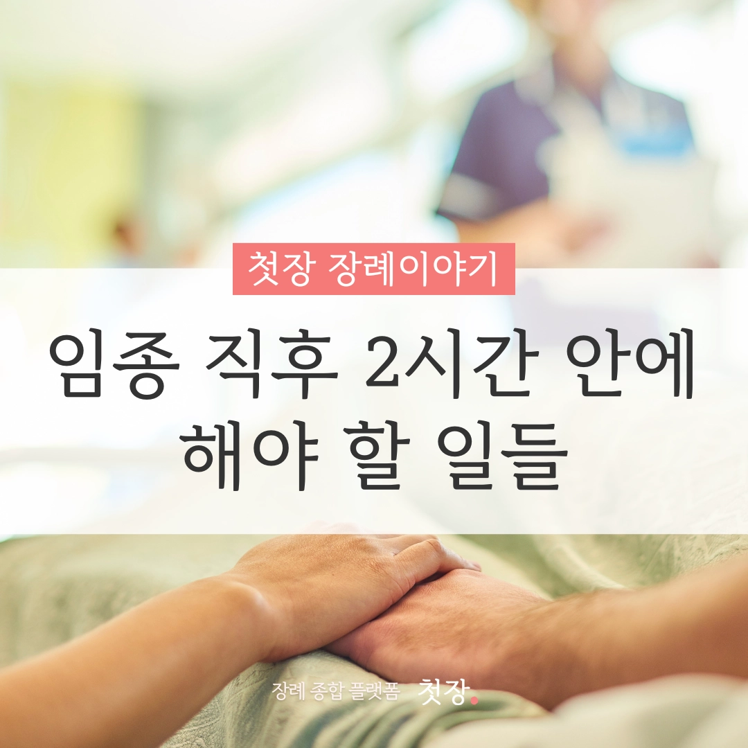 임종 직후 2시간, 할 일｜첫장, 납골당 가격 비교, 납골당 분양 상담